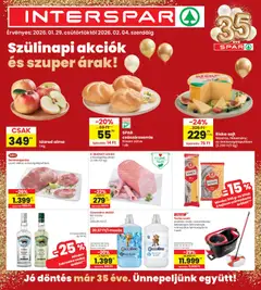 Interspar Akciós újság - amely érvényes a következő dátumtól: 29.01.2026