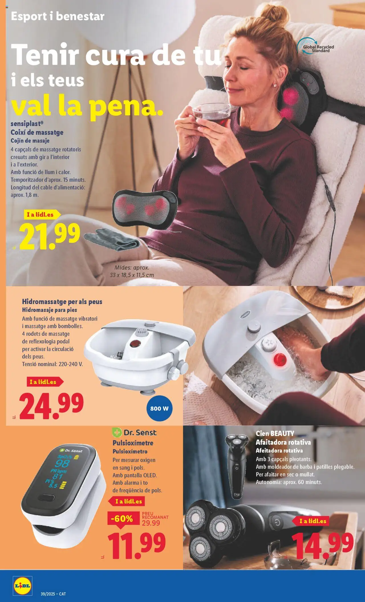 Lidl folleto de bazar │ válido desde el 22.09.2025 | Página: 6 | Productos: Cable, Afeitadora, Cojín