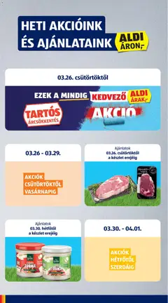 Aldi akciós újság - amely érvényes a következő dátumtól: 26.03.2026 | Oldal: 2