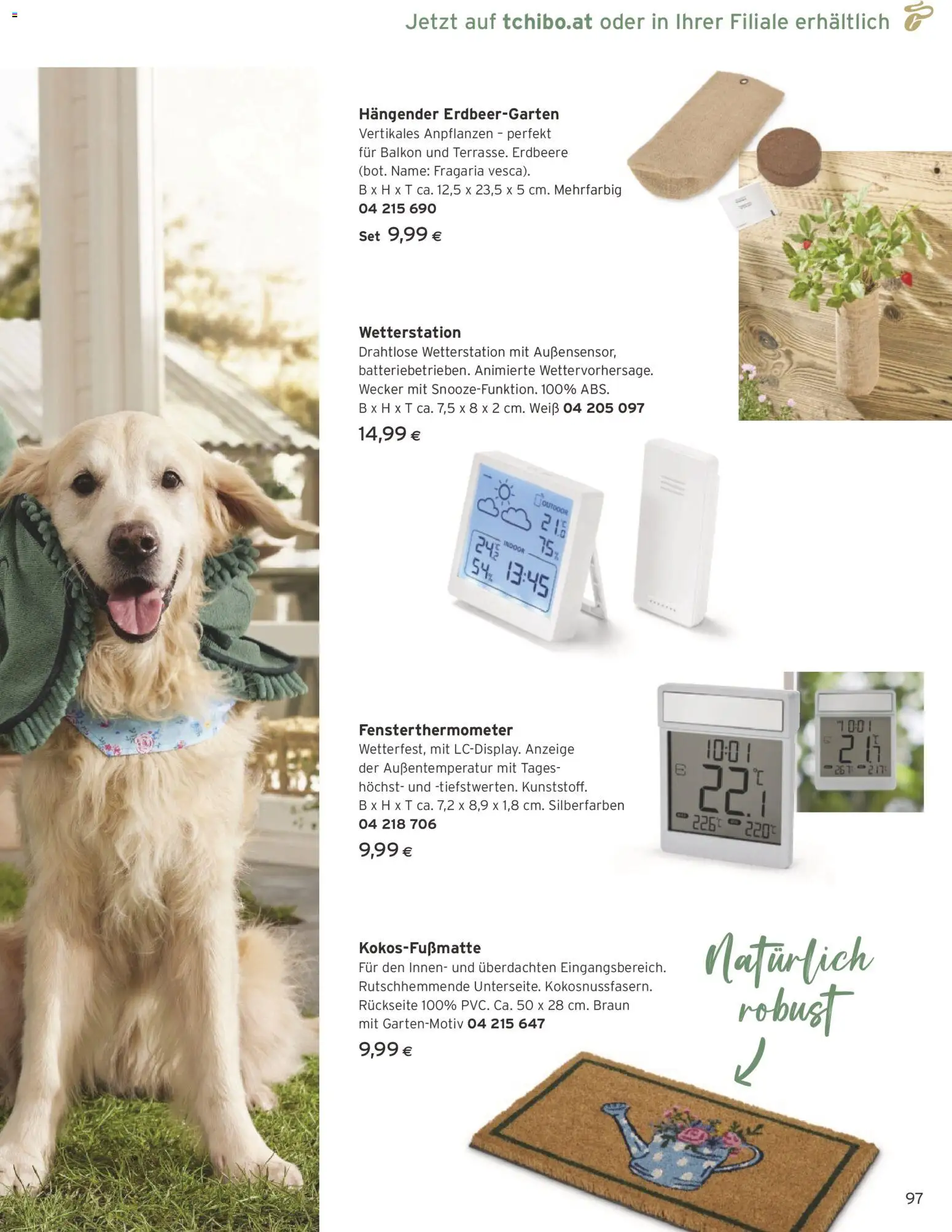 Tchibo Eduscho - Katalog April 2026 gültig ab 01.04.2026 | Seite: 97 | Produkte: Wecker, Wetterstation