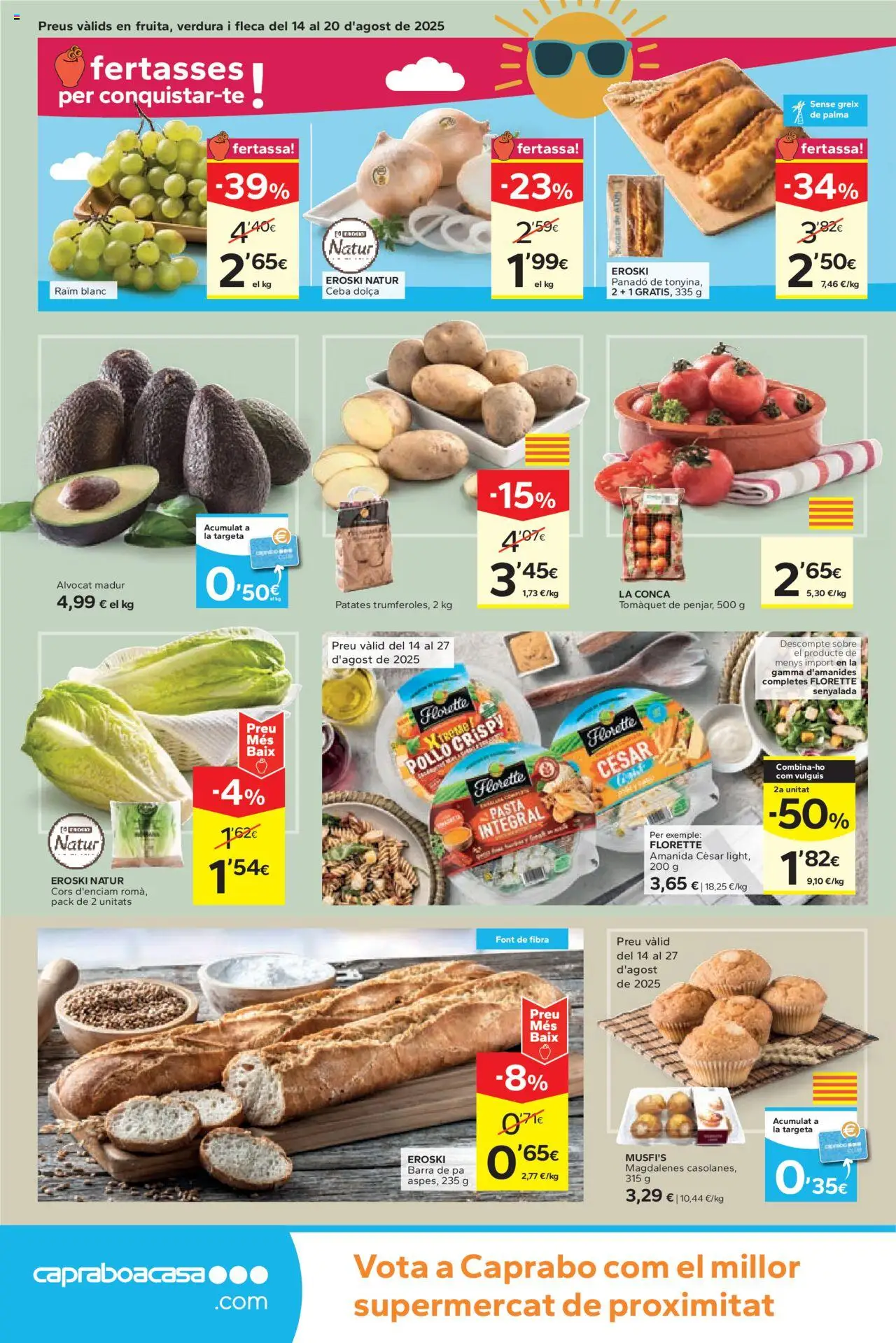 Caprabo - Provincia de Barcelona │ válido desde el 14.08.2025 | Página: 4 | Productos: Pasta