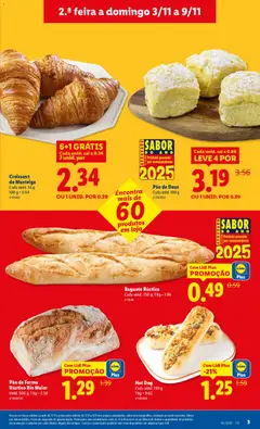 Pré-visualização Croissant de Manteiga, Cada unid. 53 g válido de 03.11.2025 | Página: 3