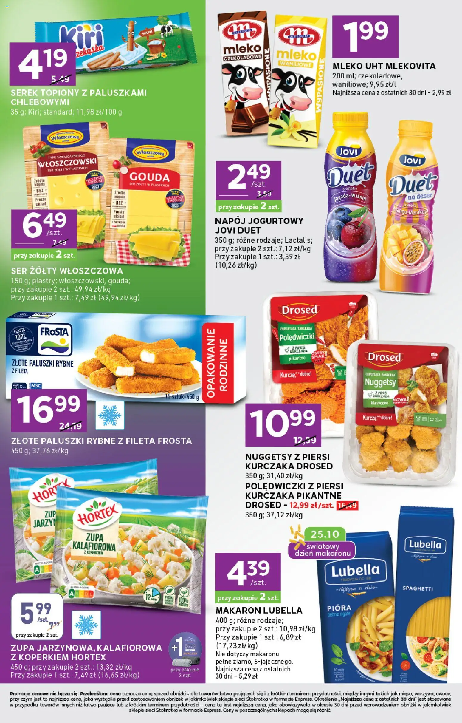 Stokrotka Gazetka - Express od 23.10.2025 | Strona: 4 | Produkty: Penne, Zupa, Ser, Makaron