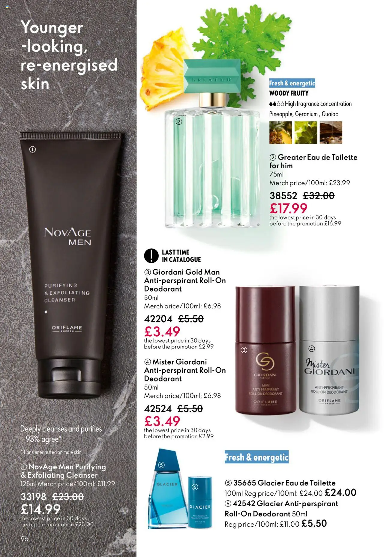  | Page: 96 | Products: Fragrance, Eau de toilette, Deodorant, Antiperspirant