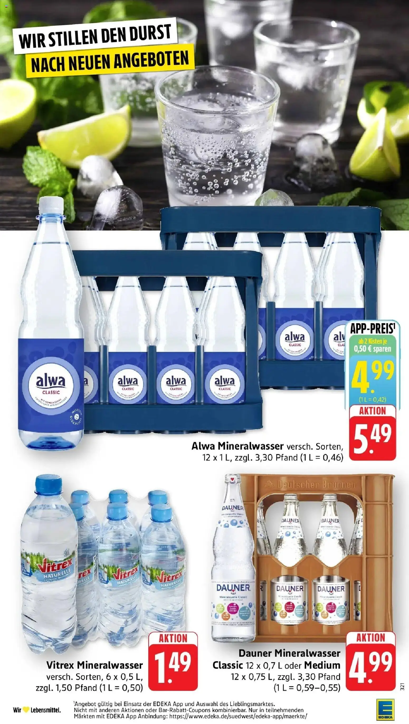 Edeka prospekt Bitburg	 – gültig ab 05.04.2026 | Seite: 30 | Produkte: Mineralwasser