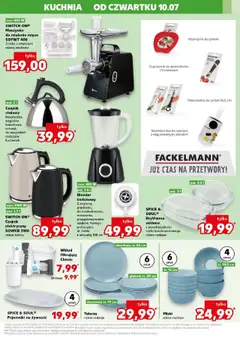 Kaufland gazetka - Mega okazje od 10.07.2025 | Strona: 9 | Produkty: Maszynka do mielenia mięsa, Czajnik, Talerze, Blender kielichowy