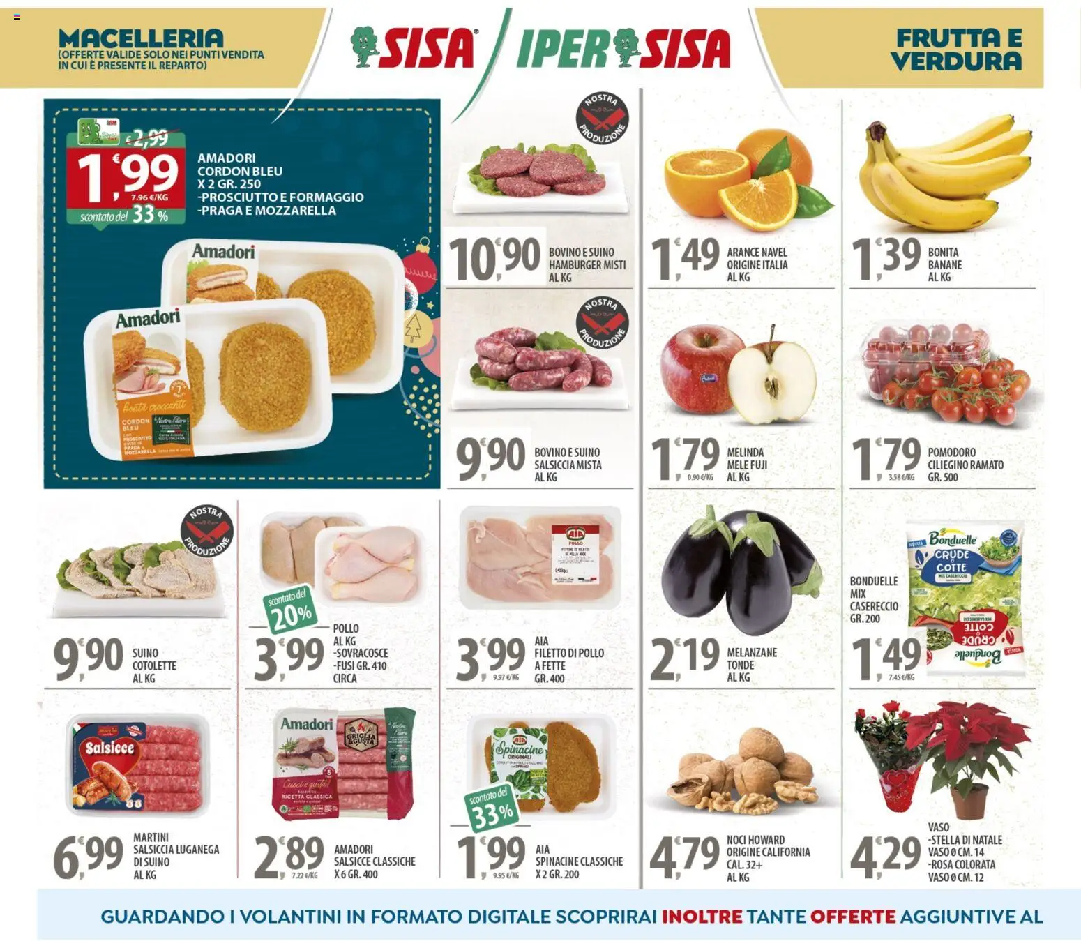 Volantino SISA del 05.12.2025 | Pagina: 6 | Prodotti: Pollo, Suino, Pomodoro, Griglia