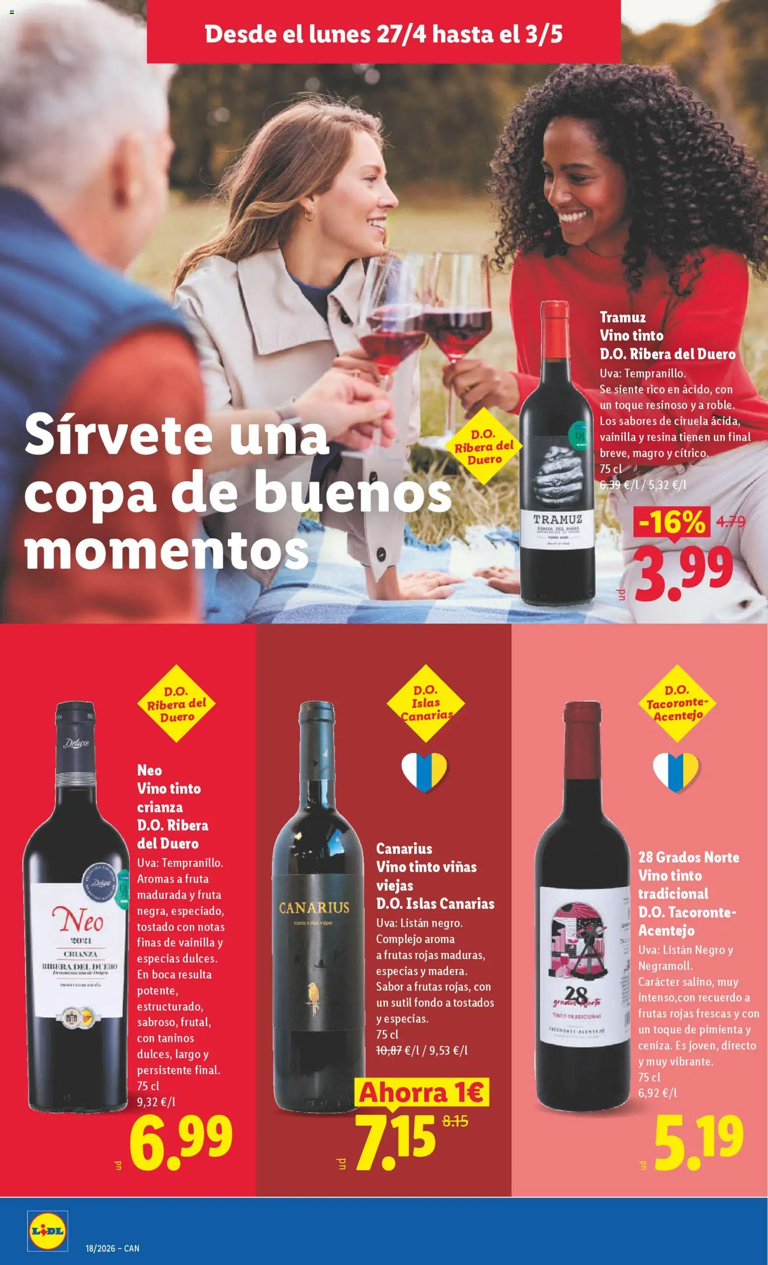 Lidl folleto │ válido desde el 27.04.2026 | Página: 14 | Productos: Vino
