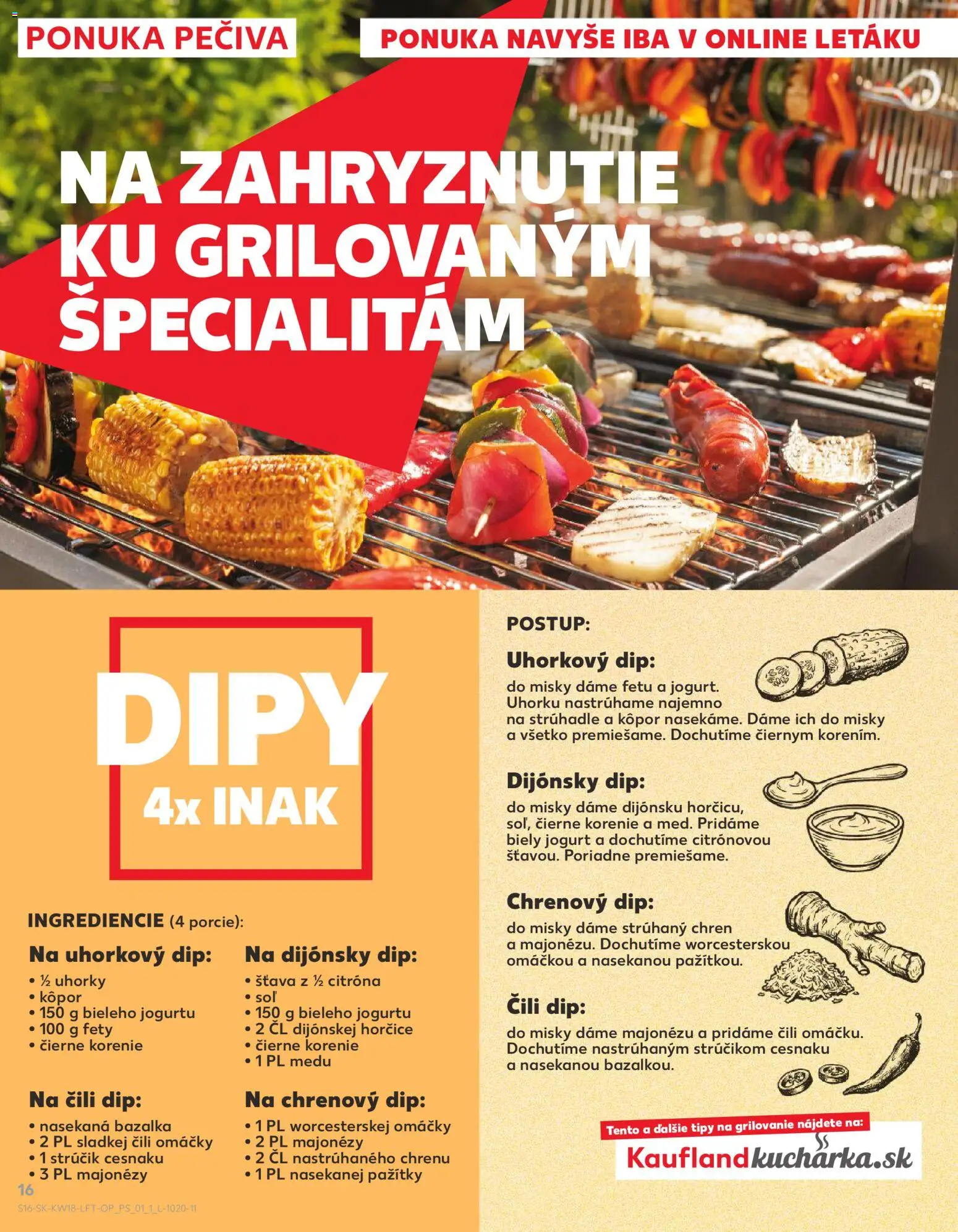 Nové Kaufland akcie – leták je platný od 30.04.2026 | Strana: 16 | Produkty: Jogurt, Chren, Korenie, Soľ