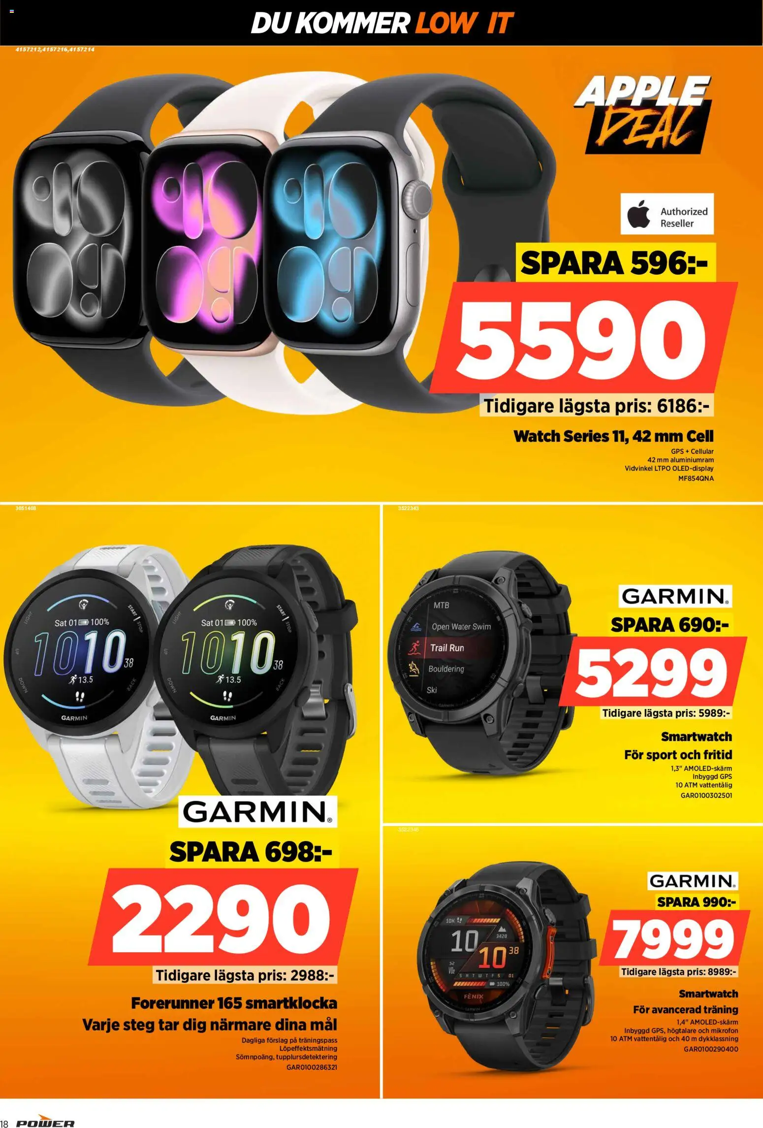 Power reklamblad aktuell från 09.03.2026 | Sida: 18 | Produkter: Äpple, Mikrofon, Högtalare