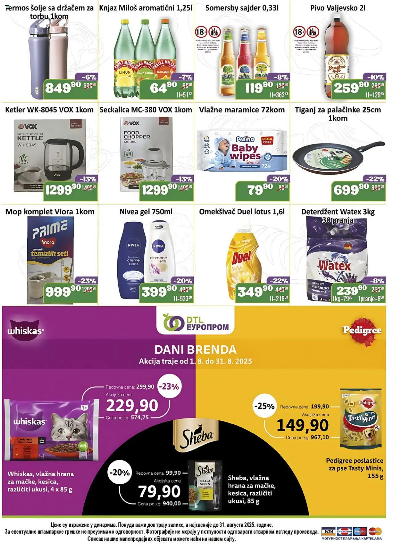 Europrom katalog - važi od 22.08.2025 | Strana: 4 | Proizvode: Ketler, Seckalica, Pivo, Limun