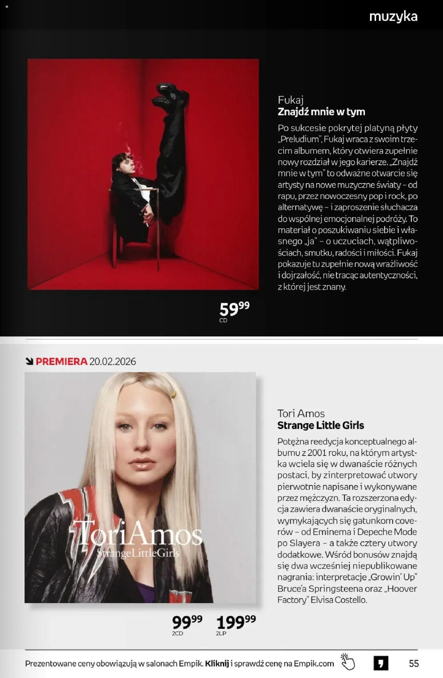 Empik promocje - Tom kultury Muzyka od 11.02.2026 | Strona: 7 | Produkty: Plyty
