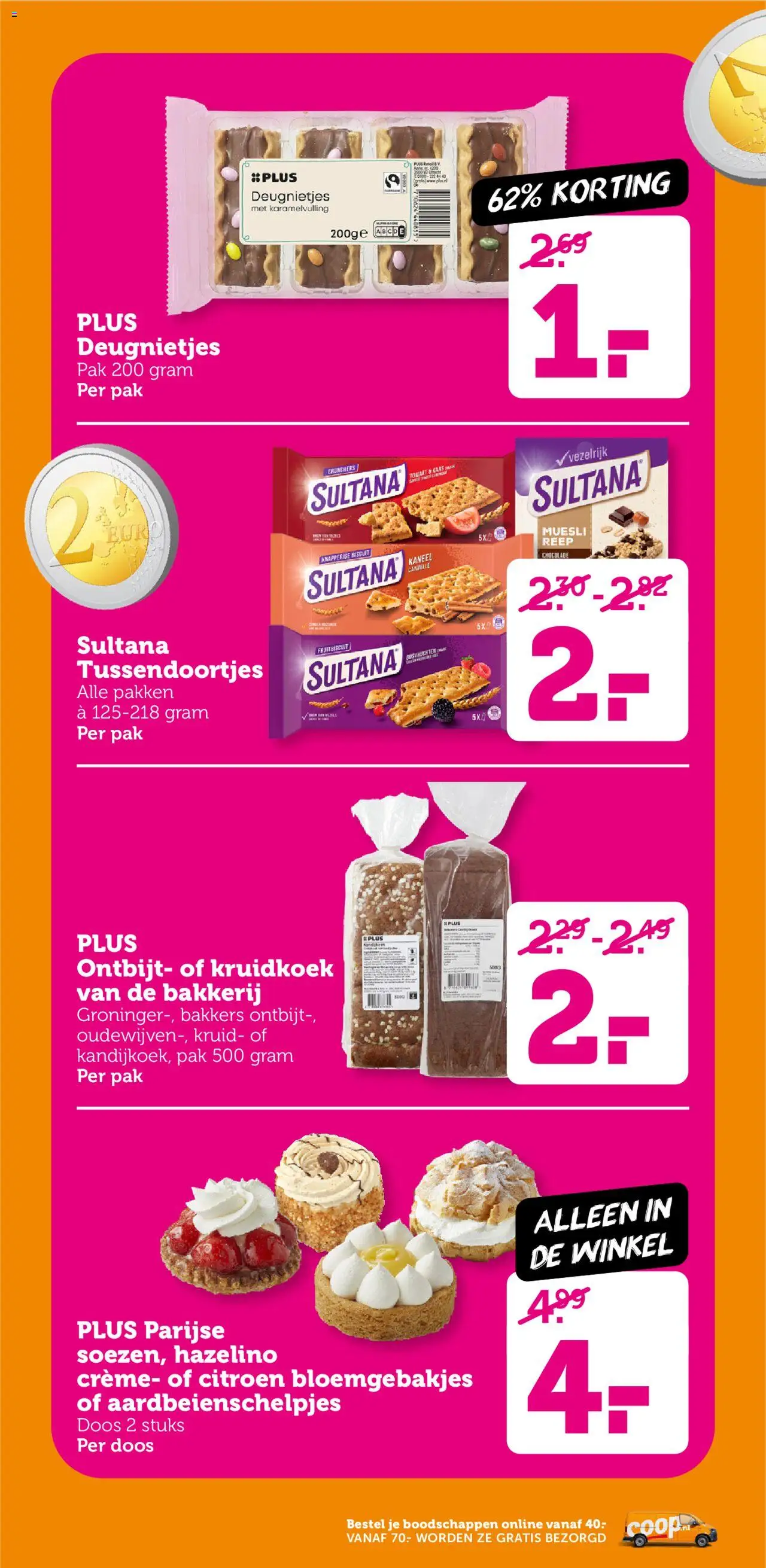  | Pagina: 15 | Producten: Muesli, Bakkerij, Cake, Fruit