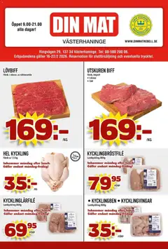 Din Mat - erbjudanden - Förhandsvisning av reklamblad från butik Din Mat aktuell från 16.02.2026