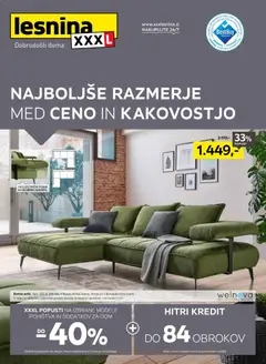 XXXL Lesnina katalog akcije – veljaven od 19.01.2026