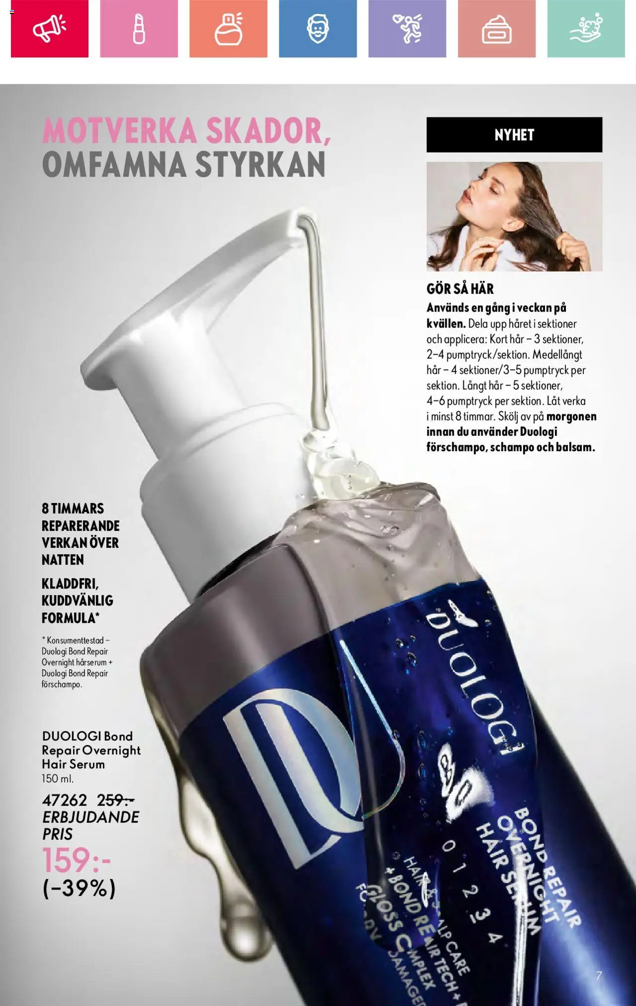 Oriflame reklamblad aktuell från 03.08.2025 | Sida: 7 | Produkter: Schampo, Serum