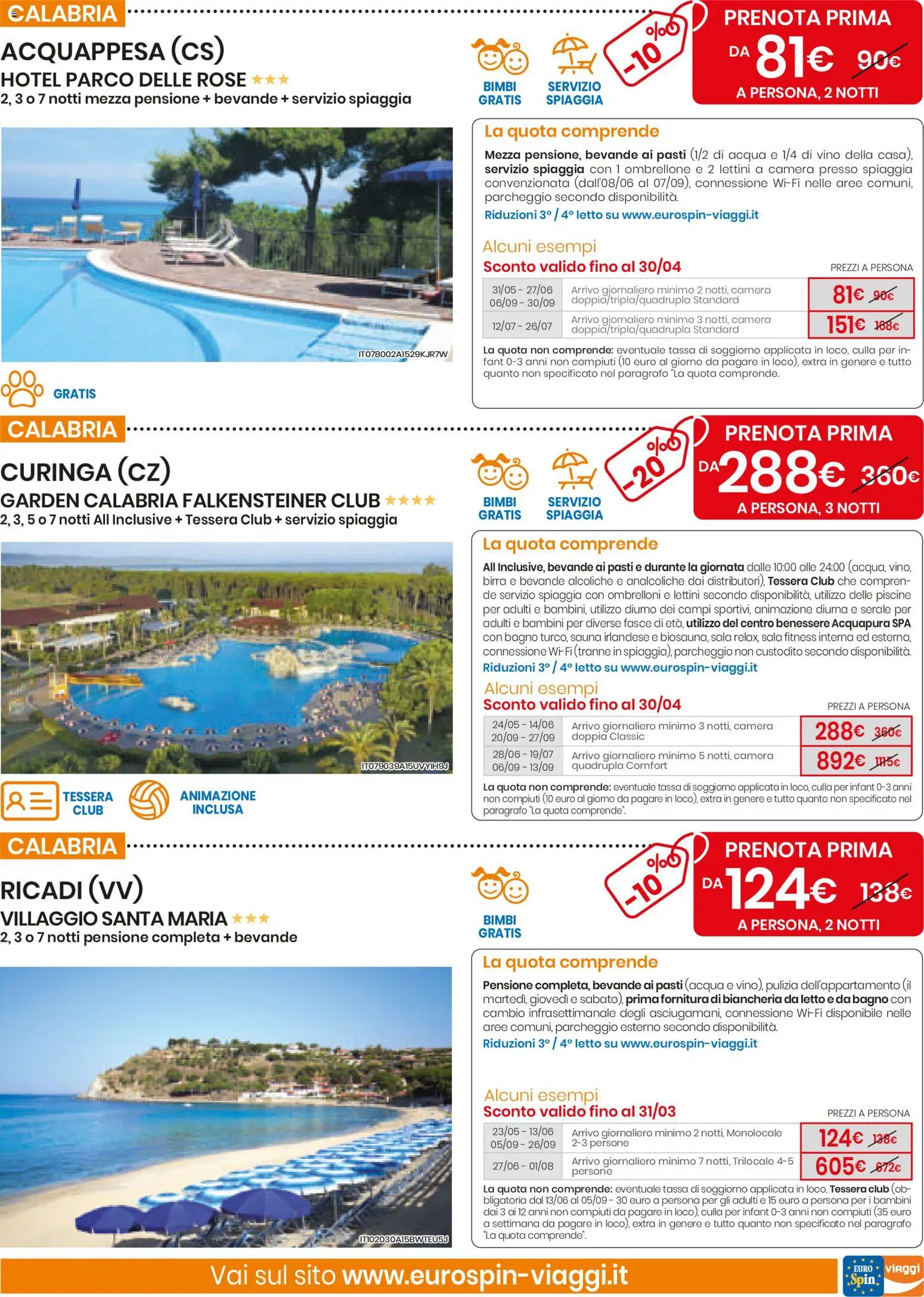 Volantino Eurospin del 11.03.2026 | Pagina: 9 | Prodotti: Acqua, Vino, Culla, Biancheria da letto