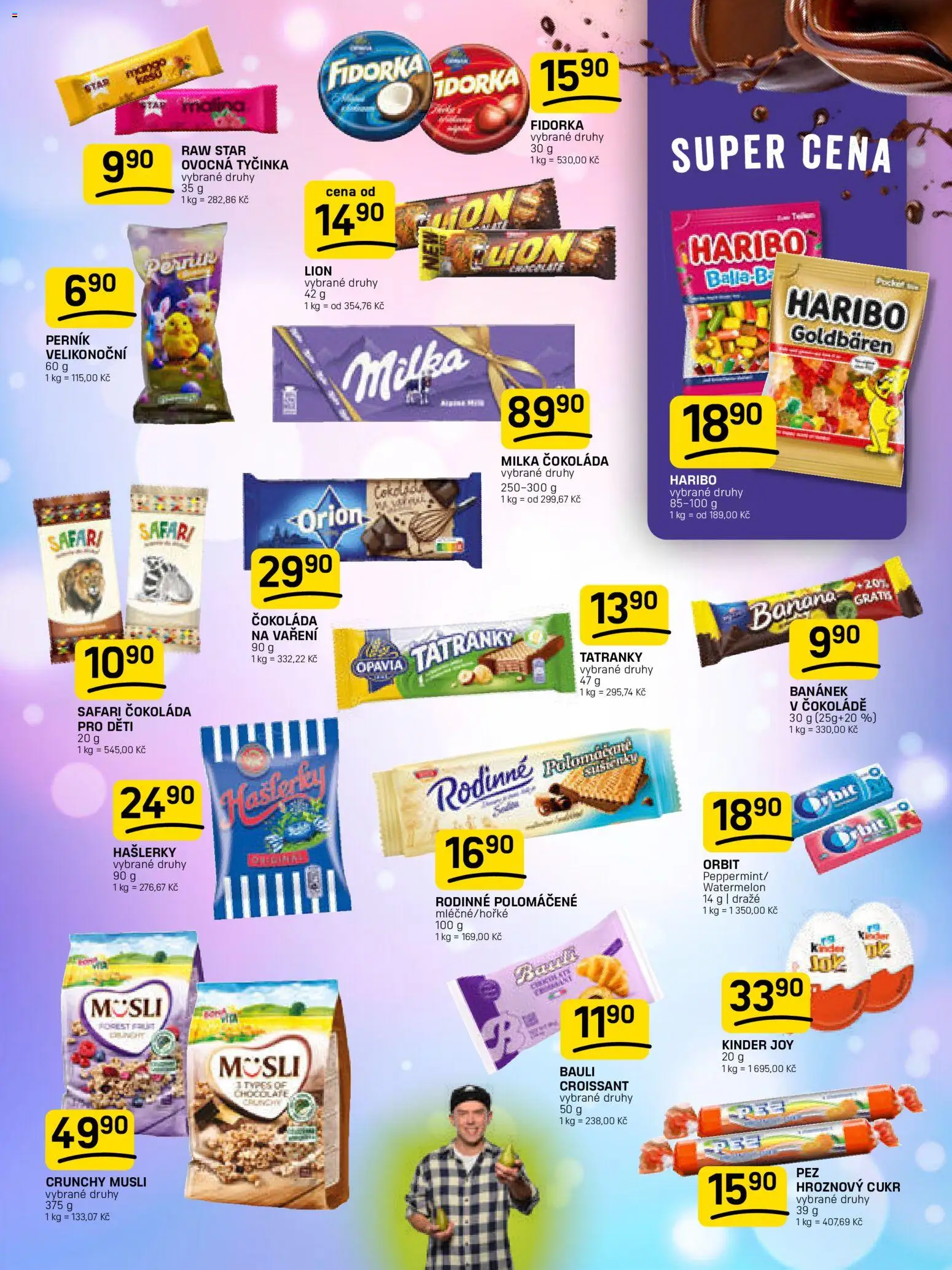 Flop leták od 25.02.2026 | Strana: 9 | Produkty: Kinder Joy, Croissant, Cukr, Fidorka