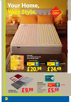 Preview of Lidl - More to value valid from 18.12.2025 | Page: 28 | Products: Pillow, Blanket