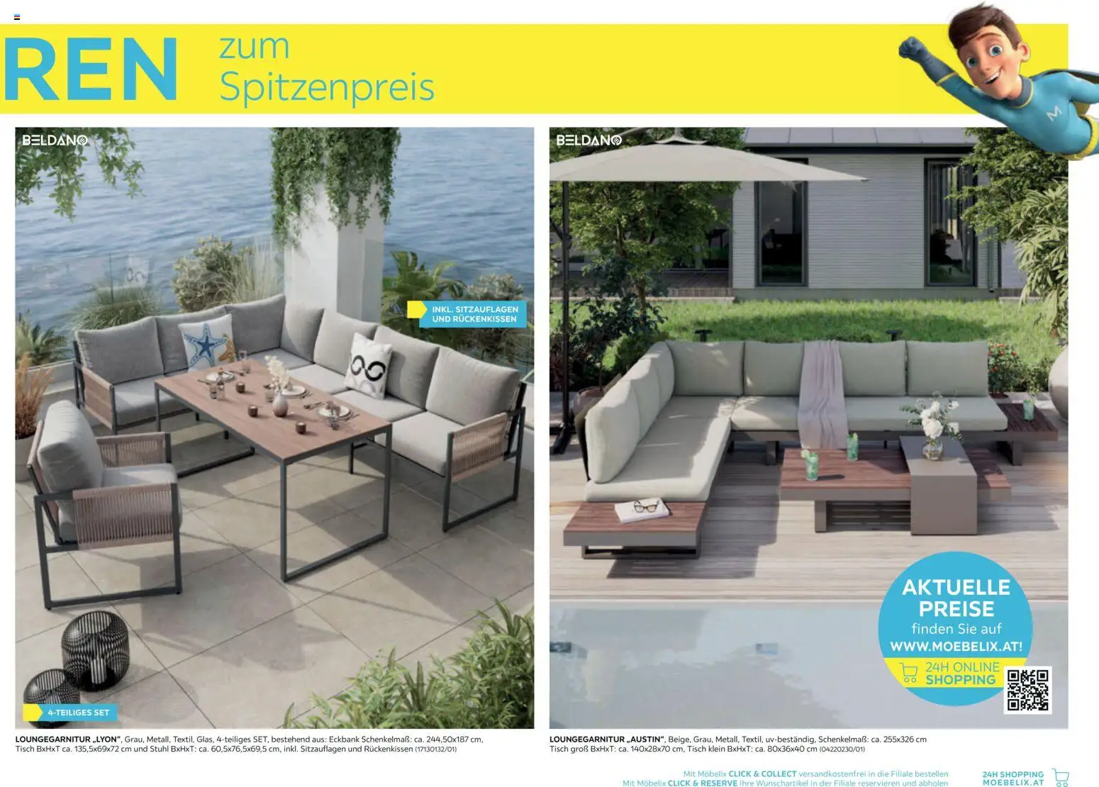 Möbelix Gartenmöbel gültig ab 16.03.2026 | Seite: 5 | Produkte: Tisch, Stuhl