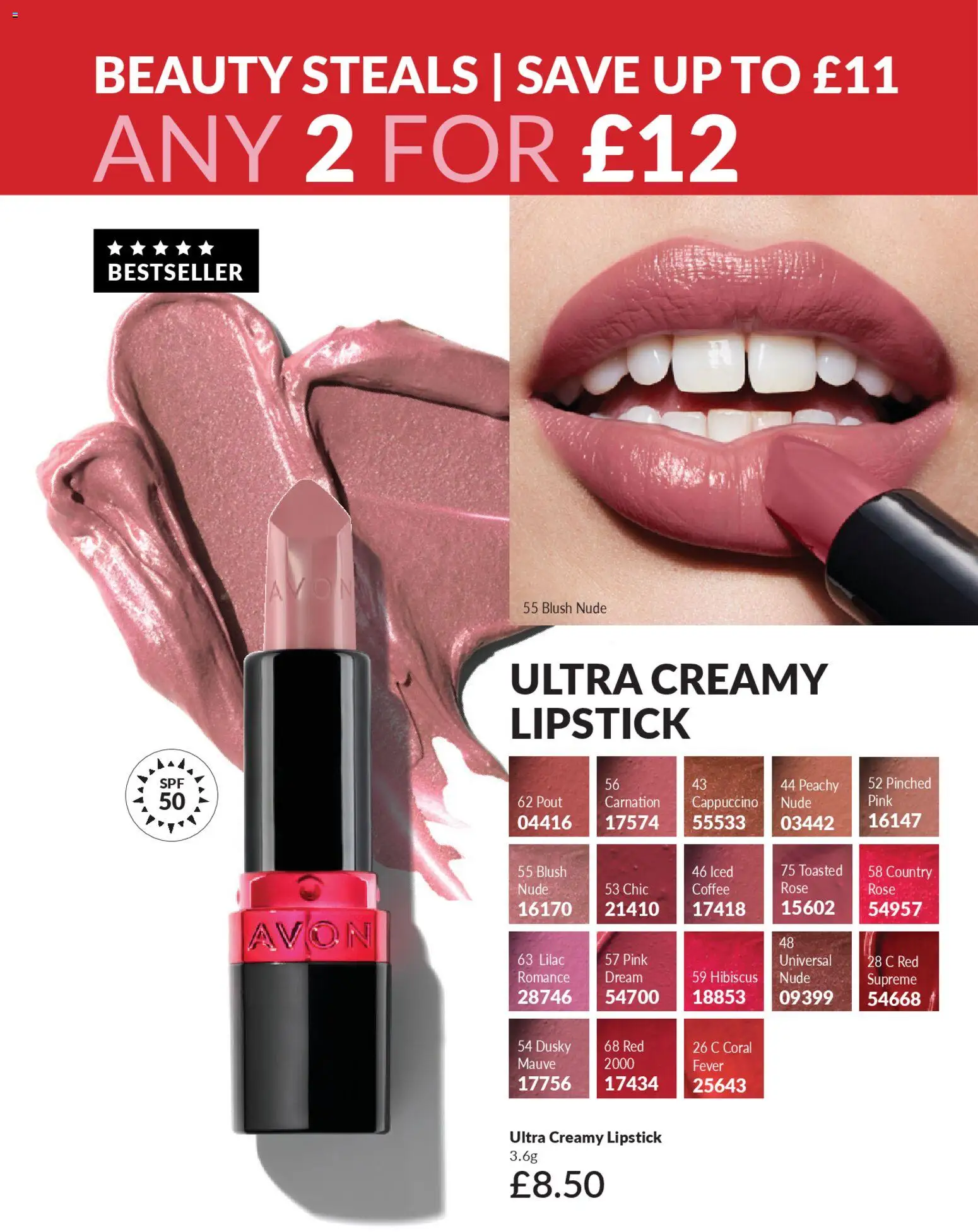 {H1} | Page: 47 | Products: Lipstick, Cappuccino, Coffee