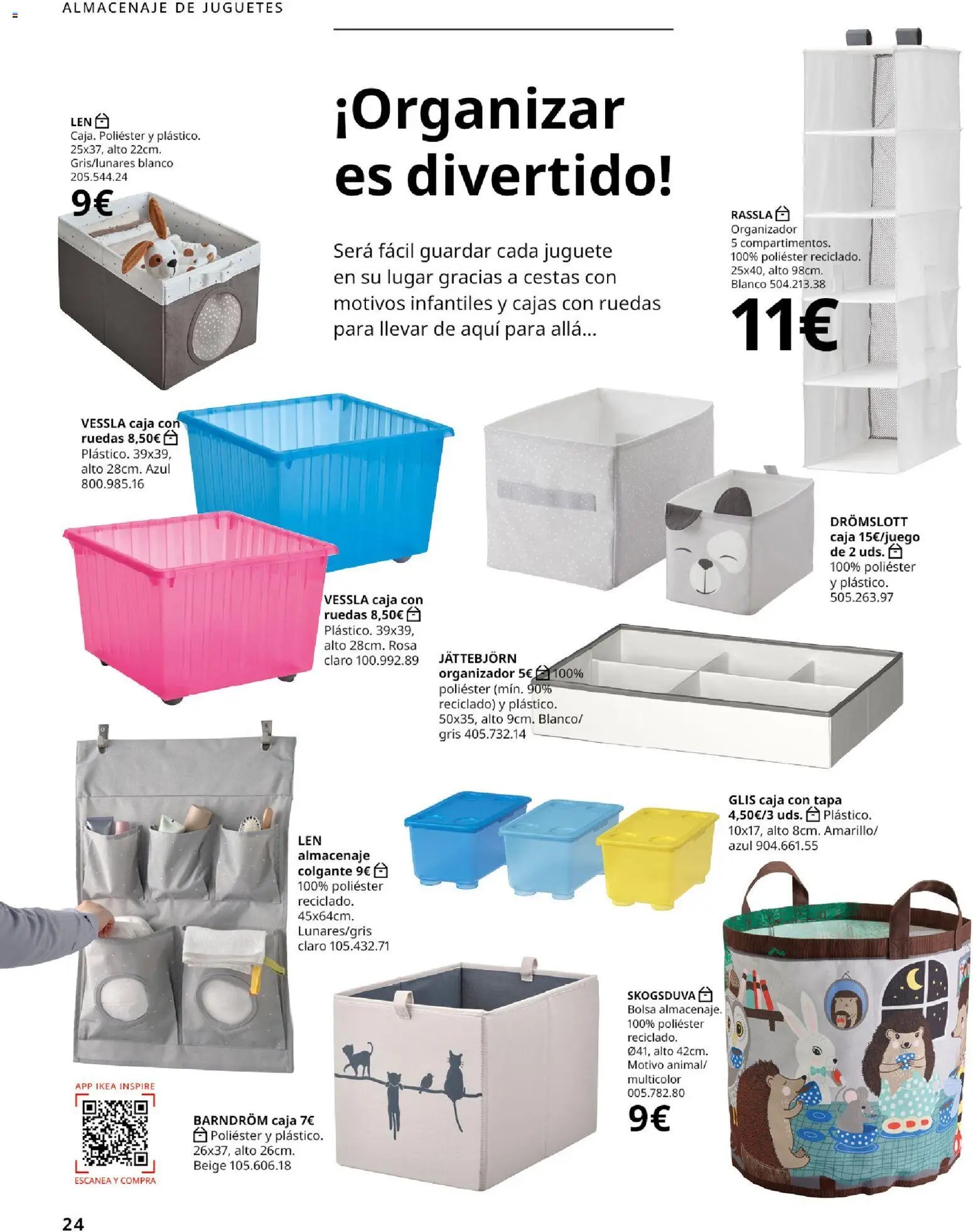 Catálogo IKEA Juguetes │ válido desde el 02.12.2025 | Página: 24 | Productos: Juguetes, Bolsa, Almacenaje, Caja
