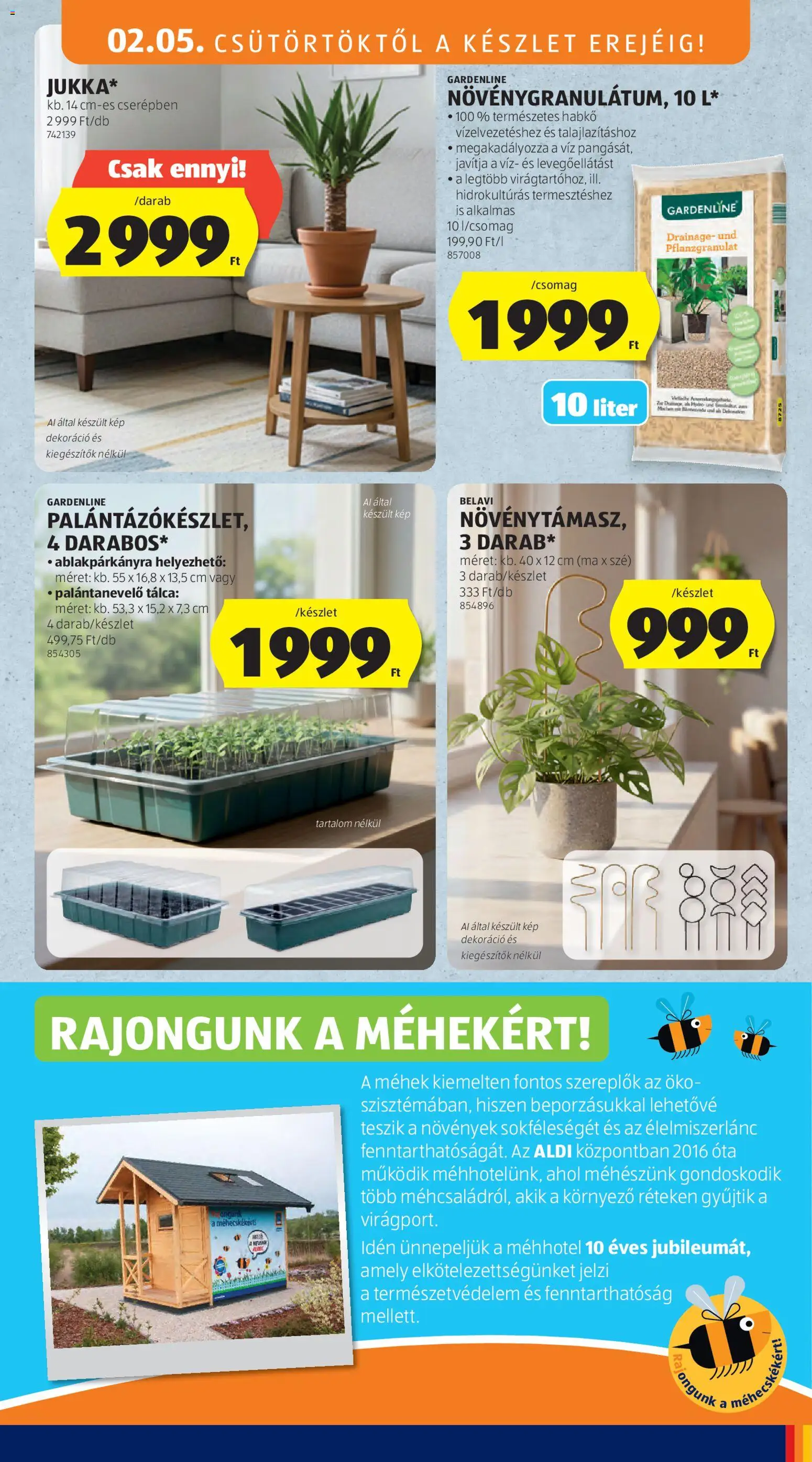 Aldi akciós ujság - amely érvényes a következő dátumtól: 05.02.2026 | Oldal: 25 | Termékek: Dekoráció