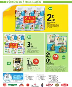 E.Leclerc - Prévisualisation de BJORG CRÈME DE COCO LÉGÈRE, Crème de coco légère, Lait de coco fluide ou Amande cuisine 2 x 20 cl + 20 cl offerts (60 cl). valide à partir de 07.04.2026 | Page: 6