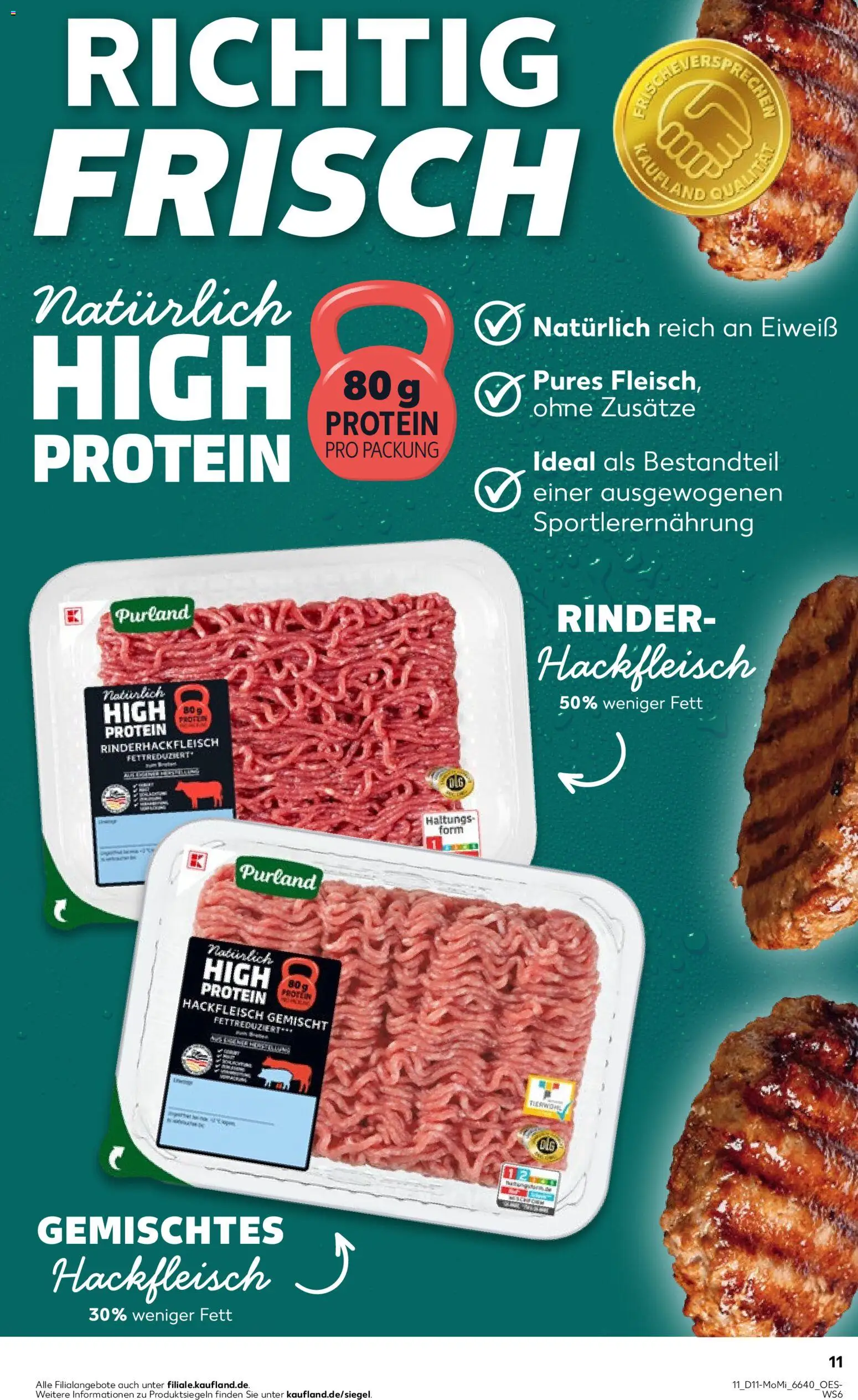 Kaufland Prospekt Speyer	 – gültig ab 09.03.2026 | Seite: 11 | Produkte: Hackfleisch