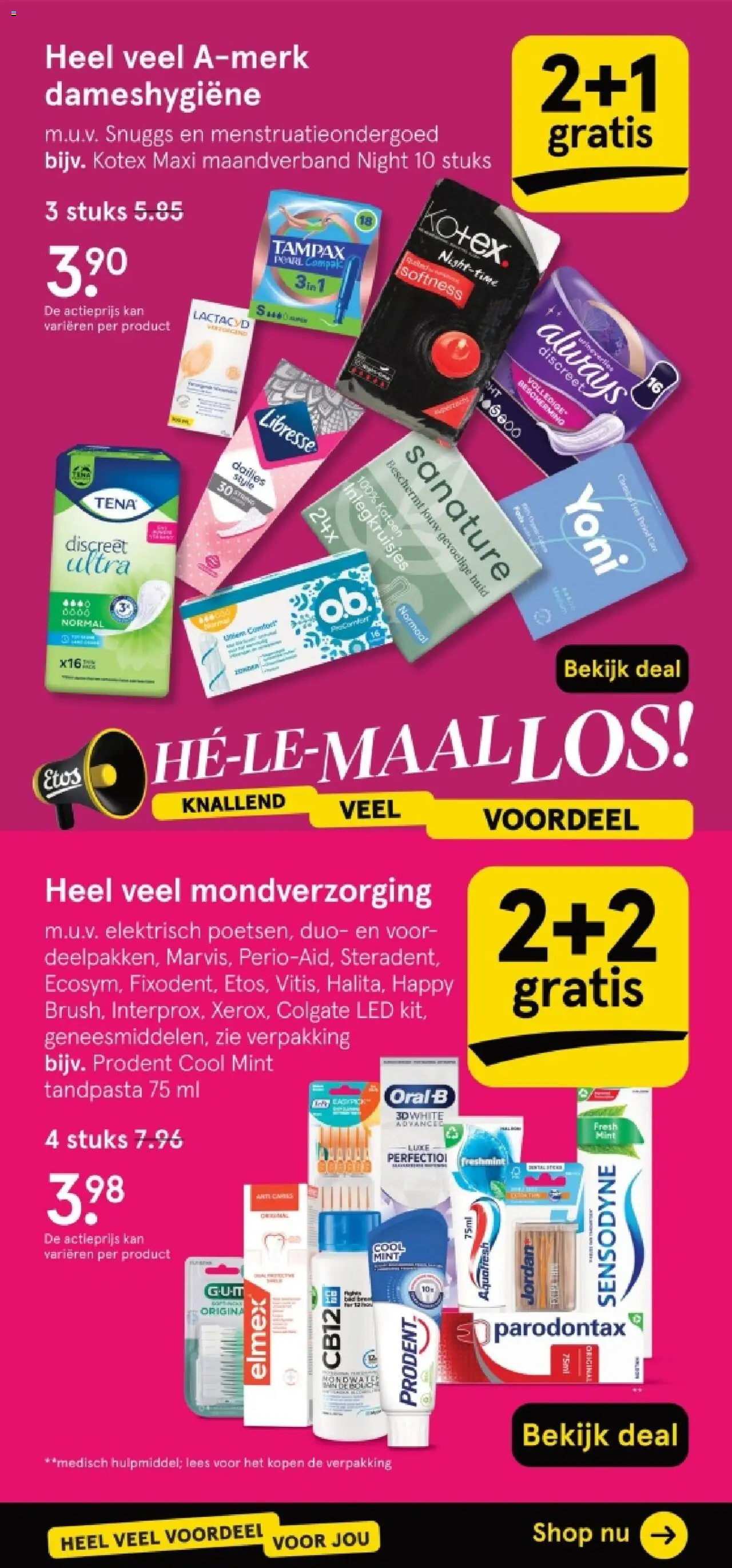  | Pagina: 20 | Producten: Tandpasta, Mondwater, Kan, Mondverzorging