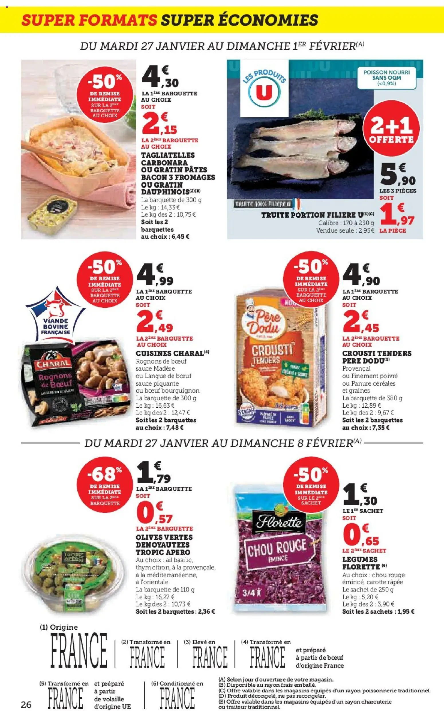 {H1} | Page: 26 | Produits: Chou rouge, Poivre, Poisson, Céréales