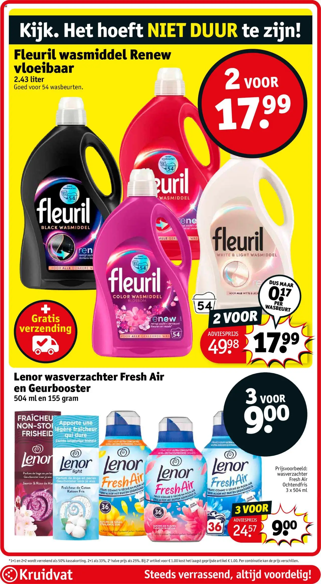{H1} | Pagina: 109 | Producten: Wasmiddel, Wasverzachter, Kan, Parfum