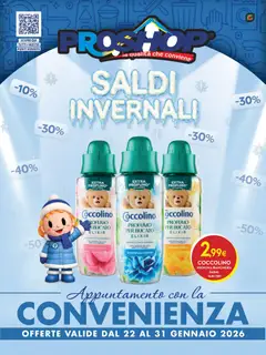 Anteprima del volantino Volantino Proshop	 valido a partire dal 22.01.2026