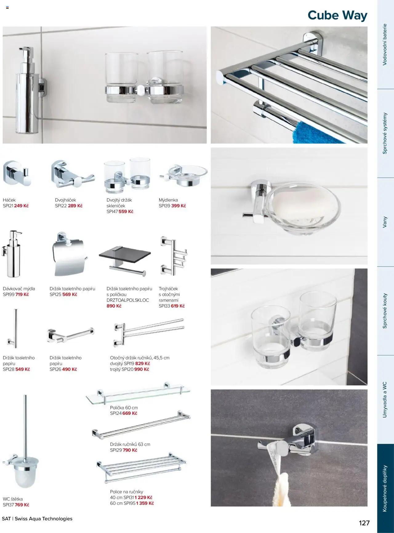 Siko koupelny katalog SAT od 26.05.2025 | Strana: 127 | Produkty: Ručníky, Wc, Baterie, Wc štětka