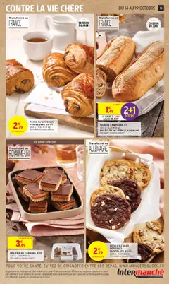 Intermarché - Prévisualisation de PAINS AU CHOCOLAT PUR BEURRE X4, 240 g - 11,63 € le kg valide à partir de 14.10.2025 | Page: 13