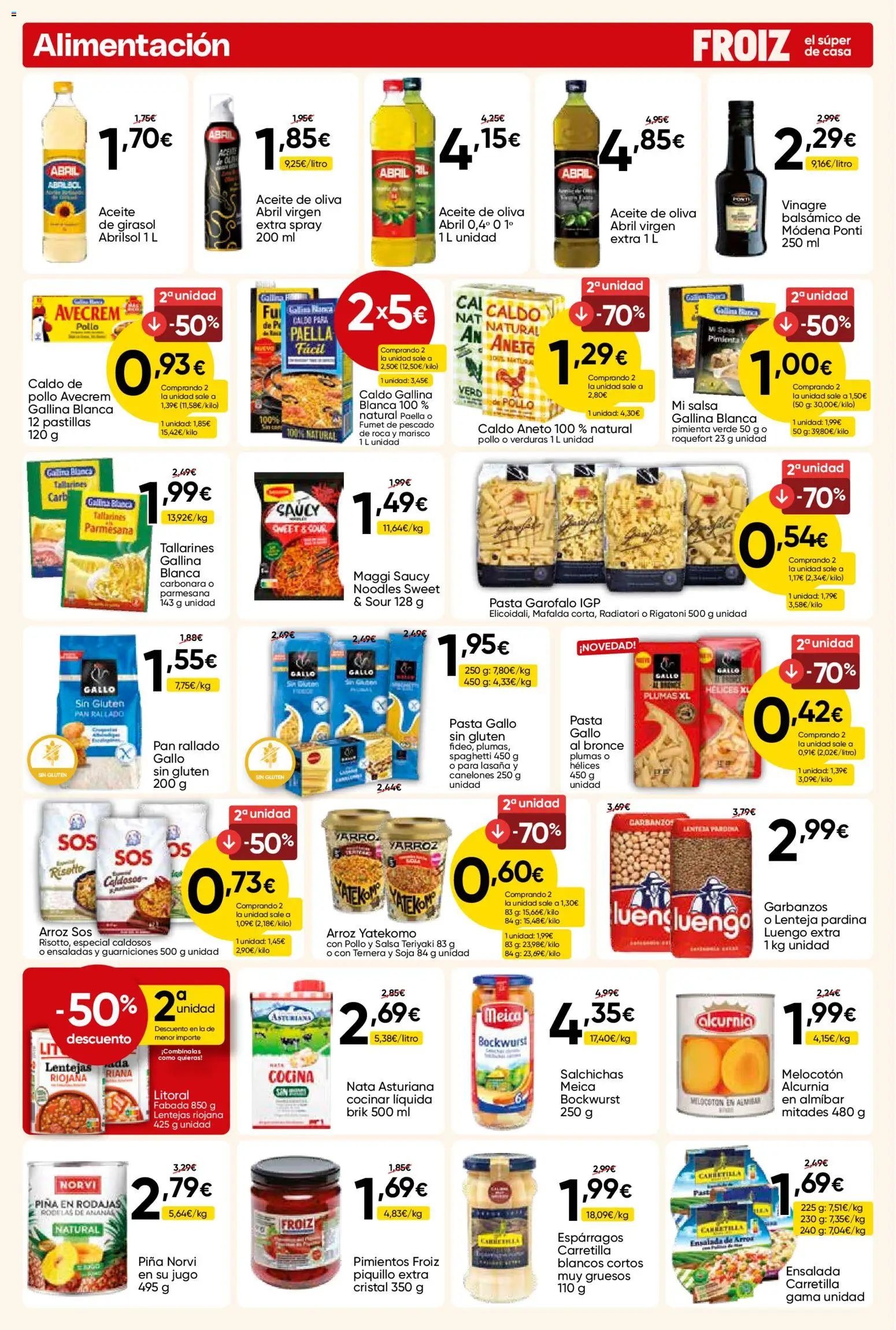 Froiz folleto │ válido desde el 09.04.2026 | Página: 10 | Productos: Pan, Pescado, Σανίδα, Cocina