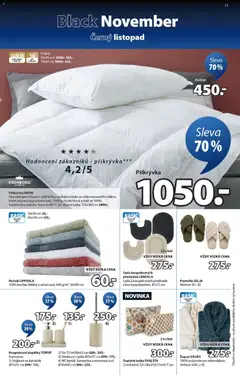 Náhled letáku JYSK Black Friday od 12.11.2025 | Strana: 13 | Produkty: Ručník, Župan, Přikrývka, Wc