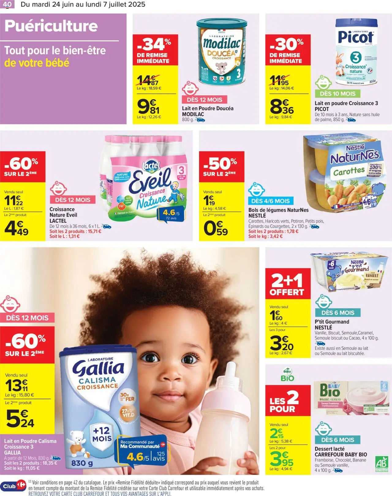  | Page: 42 | Produits: Carottes, Framboise, Poudre, Semoule