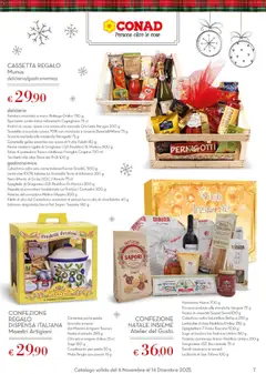 Anteprima del volantino Conad Natale Campania catalogo valido a partire dal 06.11.2025 | Pagina: 7 | Prodotti: Frutta, Olive, Arancia, Frollini