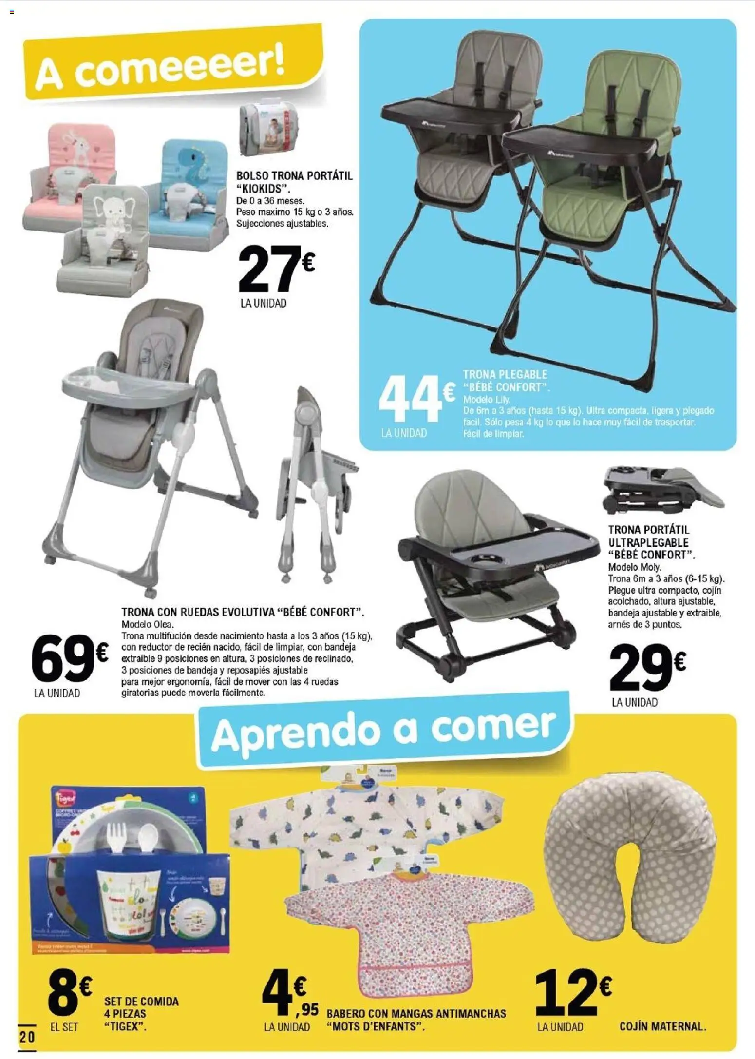 E.Leclerc folleto Salamanca │ válido desde el 04.03.2026 | Página: 20 | Productos: Bolso, Reposapiés, Peso, Cojín