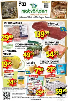 Matvärlden - erbjudanden - Förhandsvisning av reklamblad från butik Matvärlden aktuell från 15.09.2025