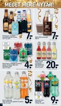 Pepsi Max eller Faxe Kondi, 1.5 liter. Ex. pant gyldig fra 27.12.2025 | Side: 22 | Produkter: Kakaomælk, Sodavand, Faxe Kondi, Pepsi