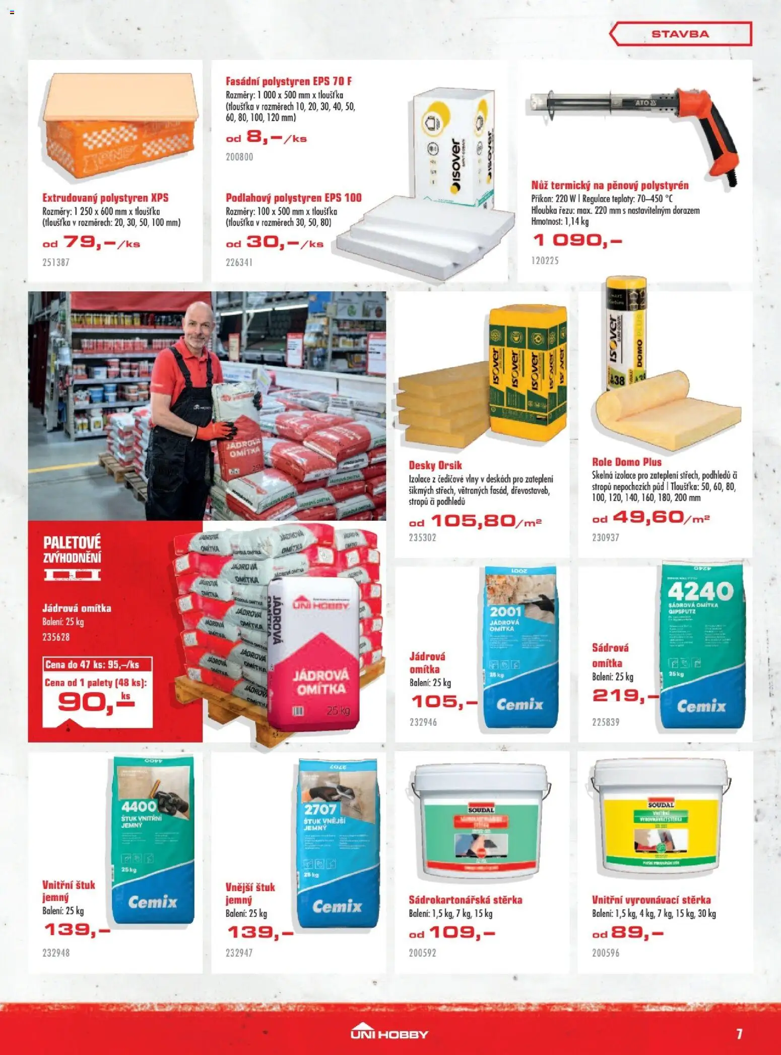 Uni Hobby leták od 29.01.2026 | Strana: 7 | Produkty: Nůž, Desky