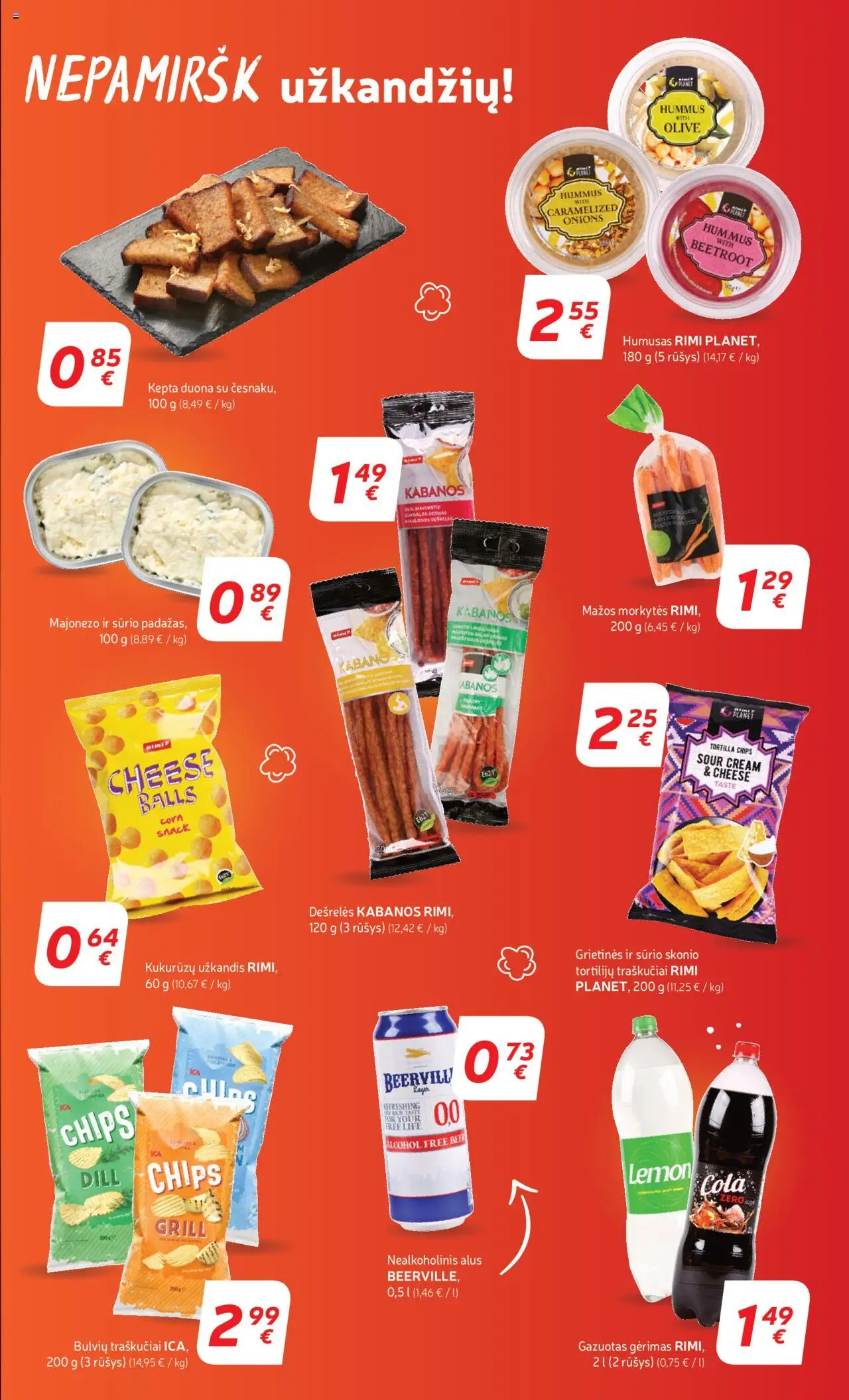 Rimi leidinys│galioja nuo 03.06.2025 | Puslapis: 31 | Prekių: Nealkoholinis alus, Dešrelės, Duona, Alus