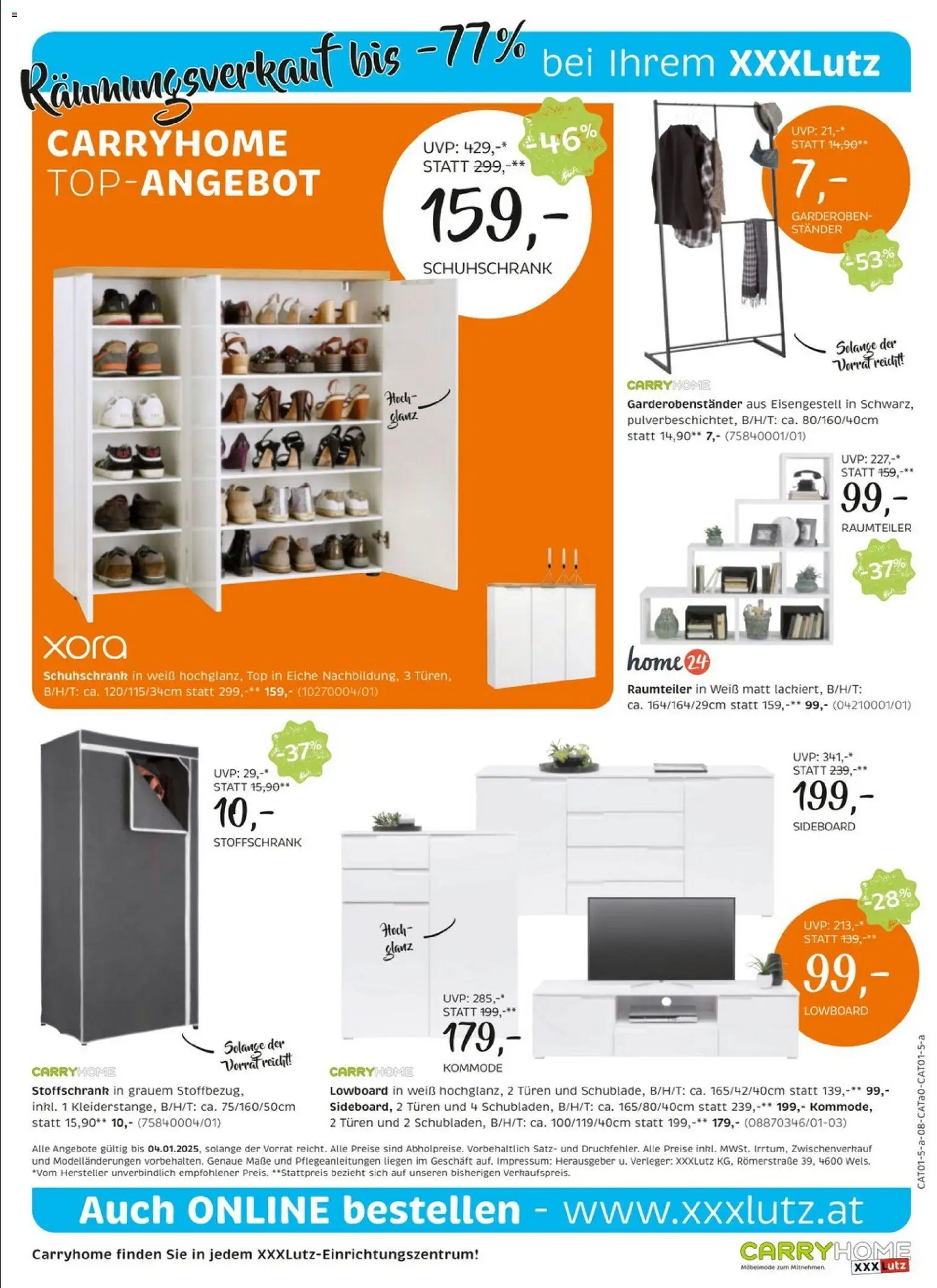 XXXLutz Carry Home gültig ab 22.12.2025 | Seite: 8 | Produkte: Kommode