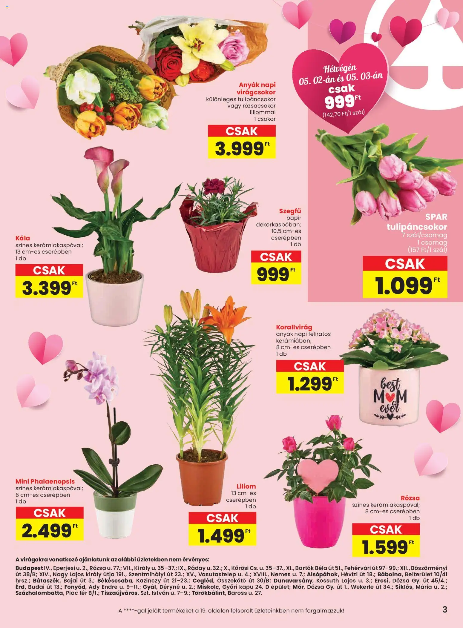 Spar akciós ujság - amely érvényes a következő dátumtól: 30.04.2026 | Oldal: 3 | Termékek: Kapu