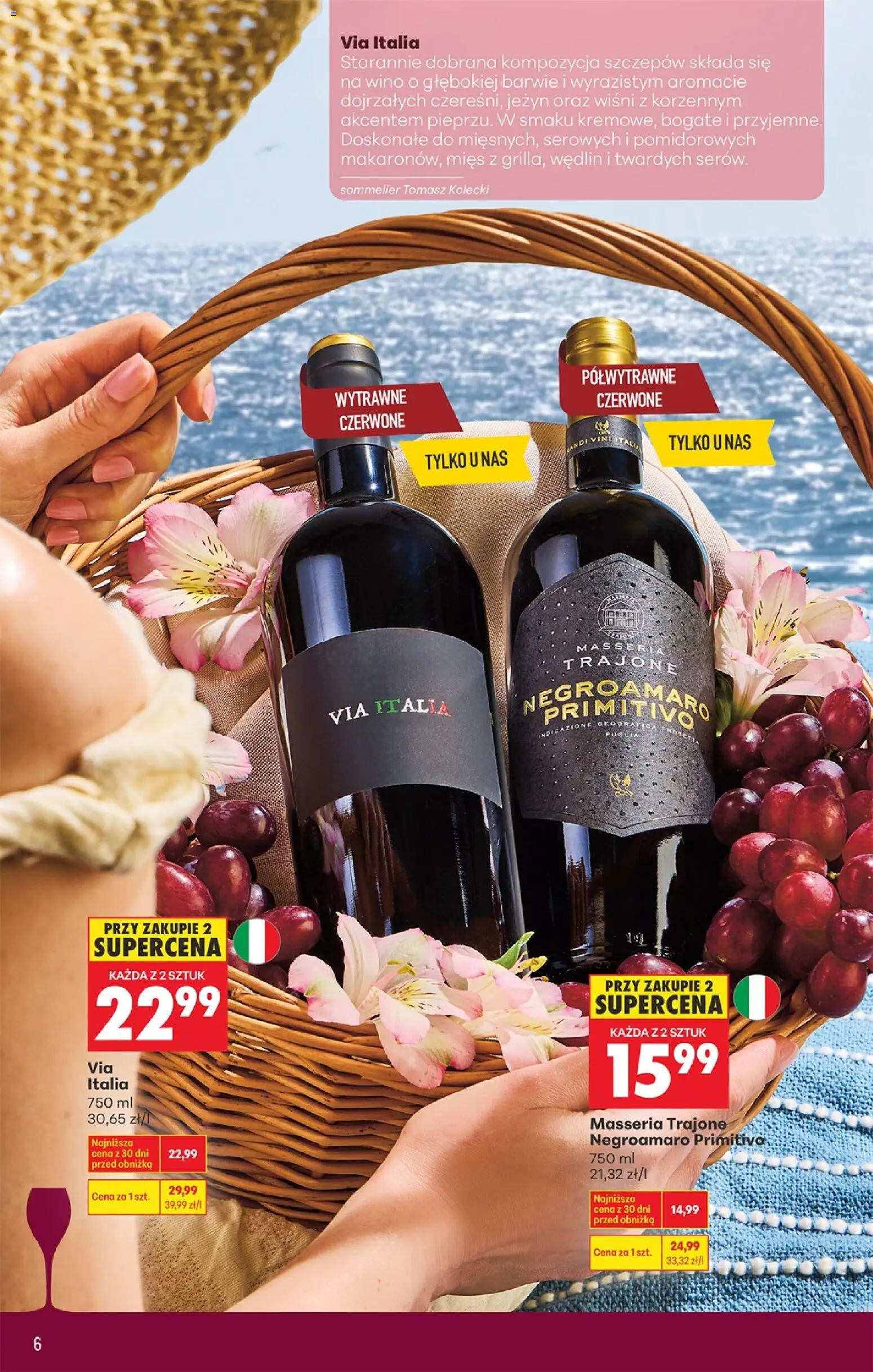 Biedronka gazetka - Czas na toast od 07.04.2026 | Strona: 6 | Produkty: Wino