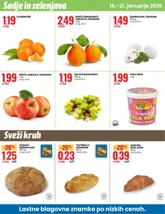 Eurospin katalog akcije – veljaven od 15.01.2026 | Stran: 12 | Izdelki: Kos, Pomarance, Solata, Zelenjava