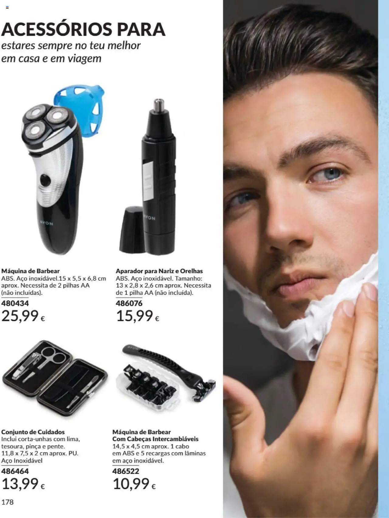 Catálogo Avon Campanha 6 │ válido de 01.06.2025 | Página: 178 | Produtos: Cabo, Corta-unhas, Pilhas, Aparador