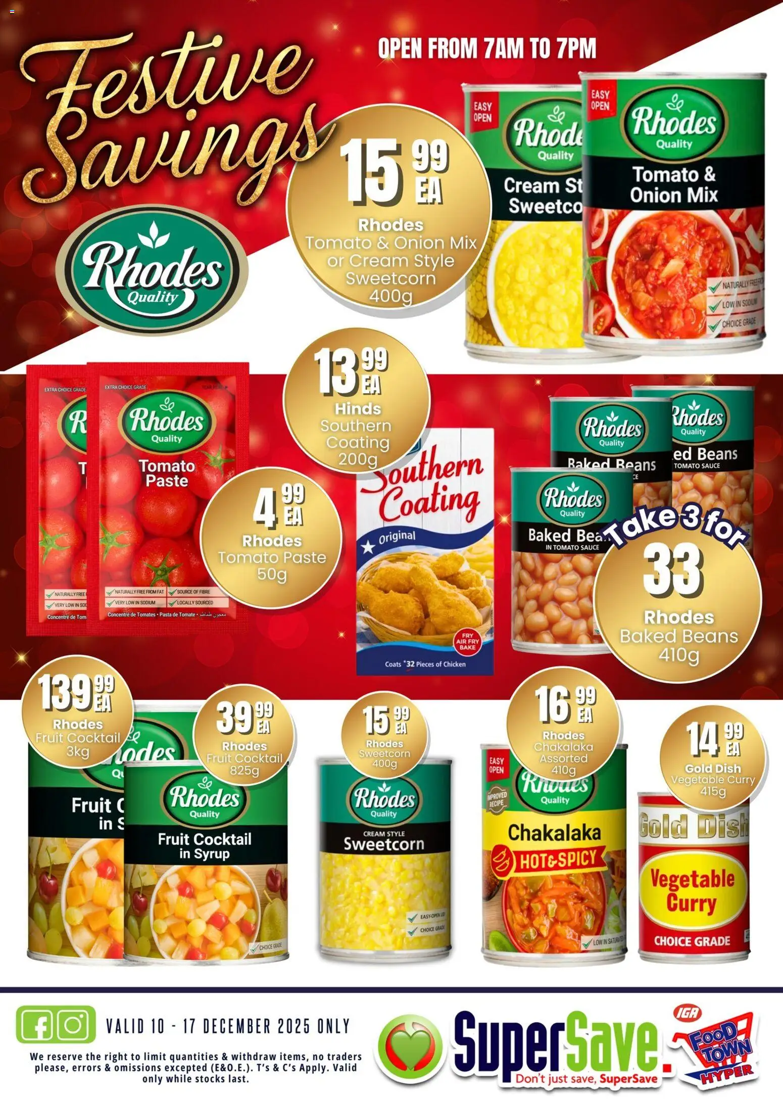 New Super Save catalogue – valid from 10.12.2025 | Page: 23 | Products: Beans, Baked beans, Fruit, Sauce